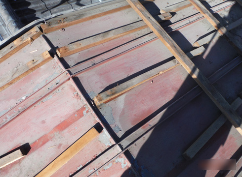 立平葺き替え工事の流れ 